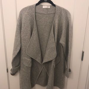 Chic Wish gray cardigan coat